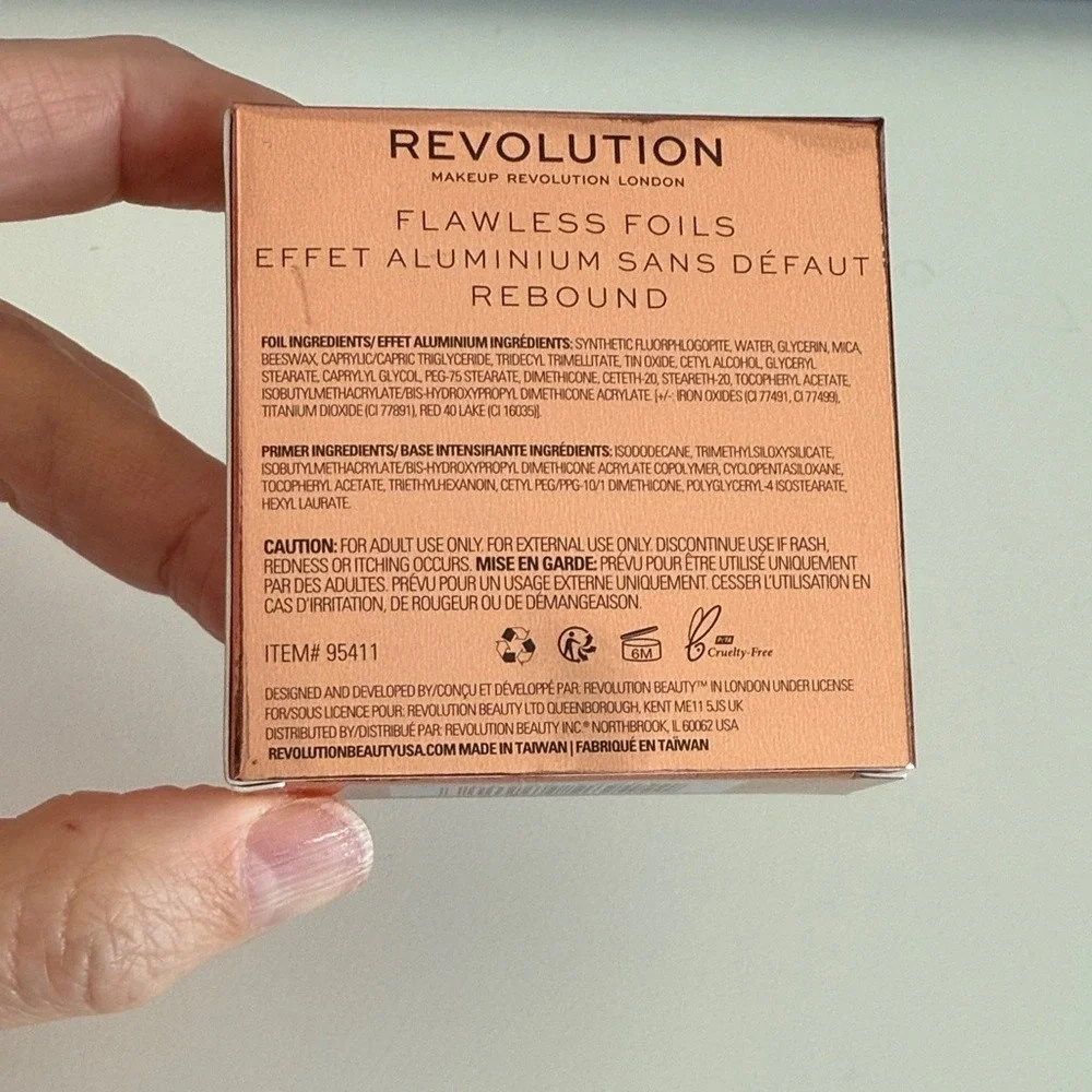 Revolution Makeup Flawless Foils Rebound Eye Foil Intensifying‎ Primer Set